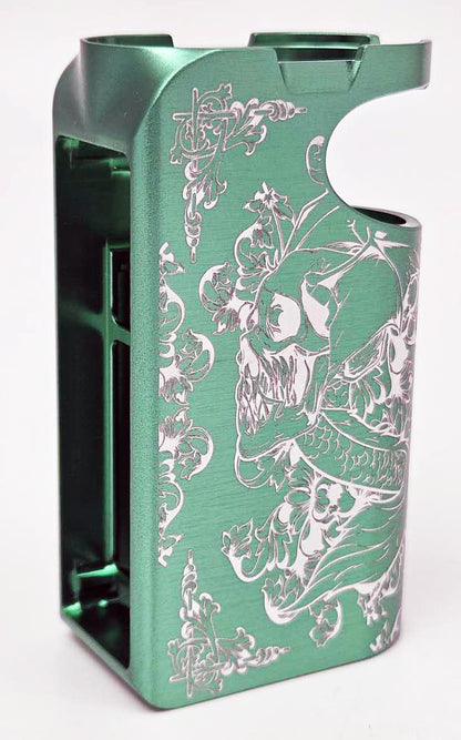 Minikin Pod Replacement Metal Chassis - Green Skull - COMING SOON: Price TBA