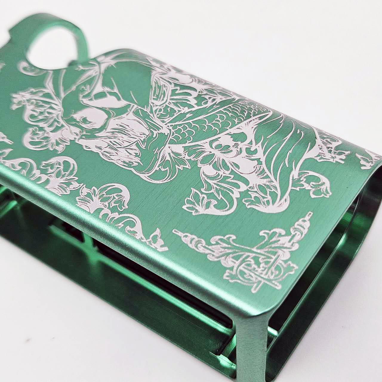 Minikin Pod Replacement Metal Chassis - Green Skull - COMING SOON: Price TBA